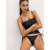 M&S Bandeau Tankini Top Black