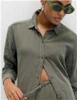Pure Cotton Double Cloth Beach Shirt