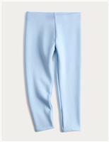 M&S Regular Fit Fleece Lined Leggings (2-8 Yrs) Navy