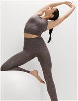 Go Balance Printed Wrap Waist Yoga Leggings