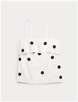 Linen Rich Printed Cami Top