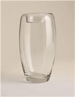 Medium Roll Top Glass Vase