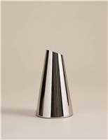 Small Chrome Vase