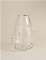 3D Raised Bobble Glass Vase