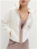 Ultraheat Borg Funnel Neck Zip Up Fleece Jacket