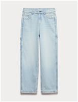 Relaxed Pure Cotton Carpenter Jeans (6-16 Yrs)