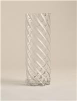 Medium Twist Glass Vase