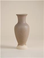Shaped Dipped Ceramic Vase