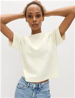 Flower Knitted Top With Wool