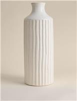 Extra Large Ridged Ceramic Vase
