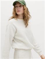 Cotton Rich Crew Neck Sweatshirt