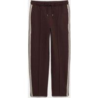 M&S Cotton Rich Side Stripe Joggers (2-16 Yrs) Brown
