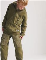 Cotton Rich Ripstop Cargo Joggers (6-16 Yrs)