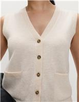 Lambswool Blend Knitted Waistcoat