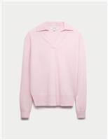 Pure Cashmere Relaxed Fit Knitted Top