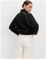 Half Zip Long Sleeve Sweatshirt