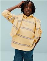 Cotton Rich Striped Rugby Sweatshirt (6-16 Yrs)