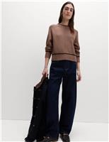 Cotton Rich Striped Relaxed Jumper