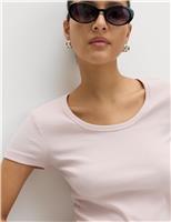 Cotton Rich Scoop Neck Slim Fit T-Shirt