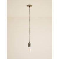 M&S Twisted Chain Lighting Cable Kit Antique Brass