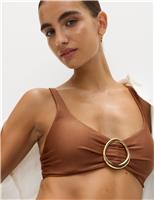 Trim Detail Plunge Bikini Top