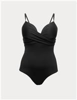 Tummy Control Wired Plunge Swimsuit (D-GG)