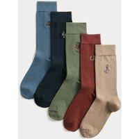 M&S 5 Pack Cool & Fresh Western Cowboy Socks Multi