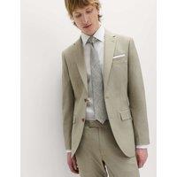 M&S Slim Fit Stretch Ultimate Suit Jacket Pale Green