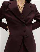 Tailored Cinched Asymmetric Single Breasted Blazer