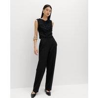 M&S Tailored Straight Leg Trousers Black