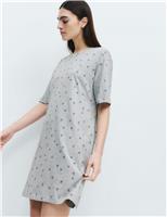 Cool Comfort Cotton Modal Printed Nightdress