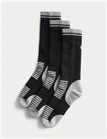 3 Pack Cool & Fresh Reflective Cushioned Socks