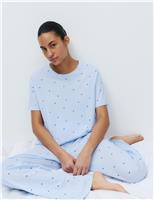 Pure Cotton Printed Pyjama Set