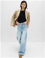 High Waisted Wide Leg Jeans