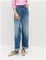 Boyfriend Mid Rise Ankle Grazer Jeans