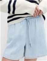 M&S Cotton Rich Shorts Ecru