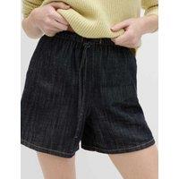M&S Cotton Rich Shorts Dark Indigo