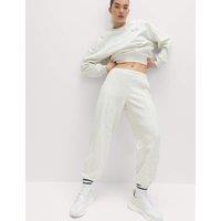 Goodmove Cotton Rich Parachute Joggers Grey Marl