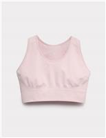 Jacquard Scoop Neck Seamless Fitted Crop Top