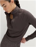 Go Balance Funnel Neck Half Zip Top