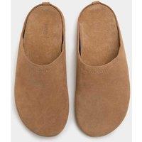 M&S Suede Clog Sand