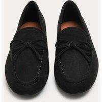 M&S Bow Flat Loafer Pumps Black