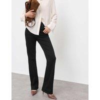 Autograph Lyocell Blend High Waisted Flared Jeans Black