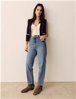 Per Una Mom Lyocell Blend Denim Slim Jeans Medium Indigo