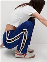 Cotton Rich Retro Side Stripe Joggers
