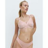 M&S Embroidered Total Support Full Cup Bra (A-K) Soft Pink