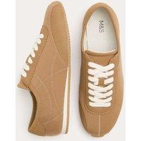 M&S Retro Runner Trainers Taupe
