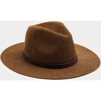 M&S Knitted Broad Brim Hat Brown