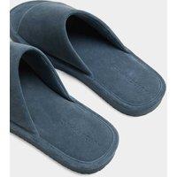 Autograph Suede Sliders Mid Blue