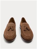 Suede Tassel Loafers